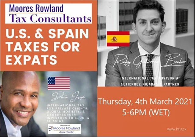 [ HTJ Podcast ] U.S. AND SPAIN TAXES FOR EXPATS – 4th March 2021