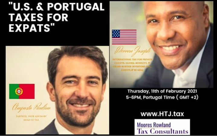 [ HTJ Podcast ] U.S. & PORTUGAL TAXES FOR EXPATS – 11th February 2021