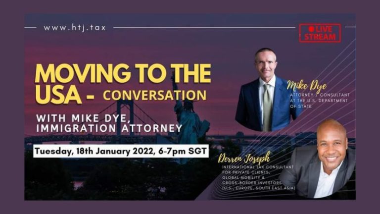 Moving to the USA – Conversation with Mike Dye, Immigration Attorney – 18th January 2022