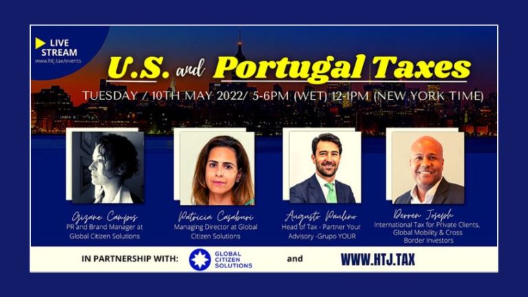 Livestream – US & Portugal Taxes (10th May 2022)